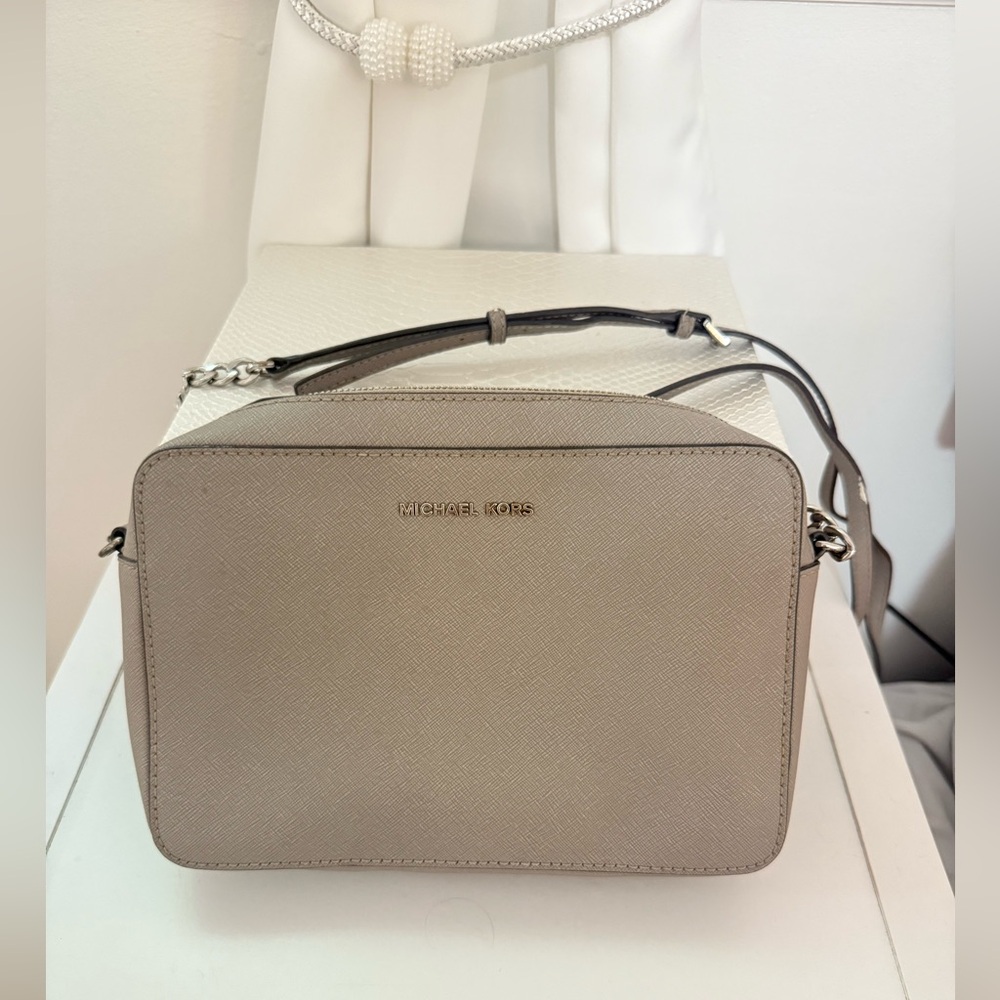 Michael Kors Beige Crossbody Bag